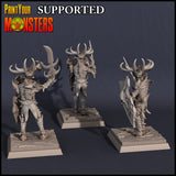 3D Printed Print Your Monsters Dark Elves Sword Soldiers Set 28mm - 32mm D&D Wargaming - Charming Terrain