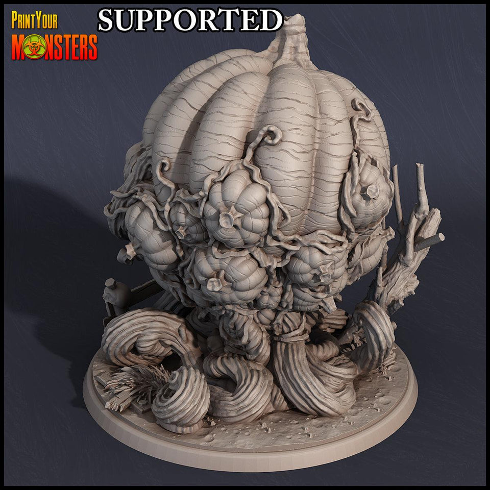 3D Printed Print Your Monsters Giant Pumpkin Pumpkins Attack Pack 28mm - 32mm D&D Wargaming - Charming Terrain