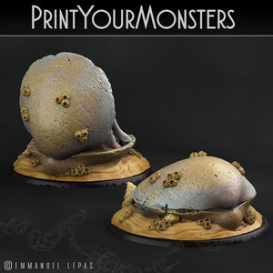 3D Printed Print Your Monsters Giants Clams Lurkers of the Deep 28mm - 32mm D&D Wargaming - Charming Terrain