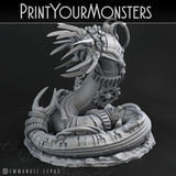 3D Printed Print Your Monsters Mechanic Worm Total Worms 2 Set 28mm - 32mm D&D Wargaming - Charming Terrain