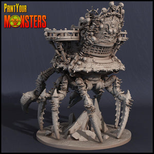 3D Printed Print Your Monsters Pirate Crab Ship 28mm - 32mm D&D Wargaming - Charming Terrain