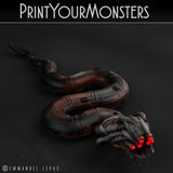 3D Printed Print Your Monsters Sentinel Viper Total Serpents 28mm - 32mm D&D Wargaming - Charming Terrain