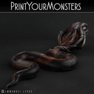 3D Printed Print Your Monsters Sentinel Viper Total Serpents 28mm - 32mm D&D Wargaming - Charming Terrain