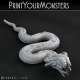 3D Printed Print Your Monsters Sentinel Viper Total Serpents 28mm - 32mm D&D Wargaming - Charming Terrain