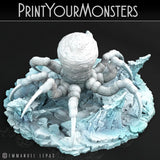 3D Printed Print Your Monsters Snowdevil Adult Spider 28mm - 32mm D&D Wargaming - Charming Terrain