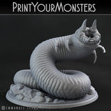 3D Printed Print Your Monsters Tomb Grub Worms Subterranean Terrors 28mm - 32mm D&D Wargaming - Charming Terrain