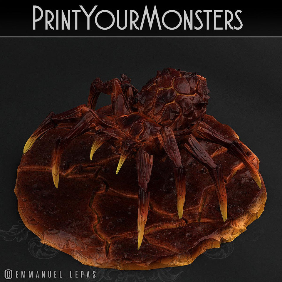 3D Printed Print Your Monsters Total Spiders Set 28mm - 32mm D&D Wargaming - Charming Terrain