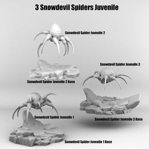 3D Printed Print Your Monsters Total Spiders Set 28mm - 32mm D&D Wargaming - Charming Terrain