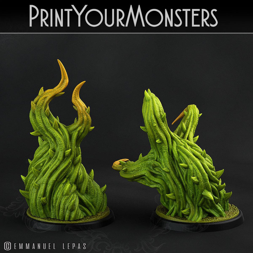 3D Printed Print Your Monsters Whipfang Vines Carniflora Jungle Predators 28mm - 32mm D&D Wargaming - Charming Terrain