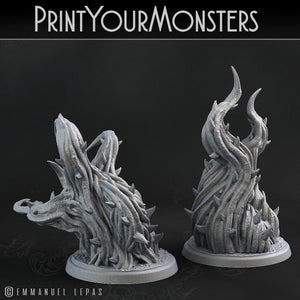 3D Printed Print Your Monsters Whipfang Vines Carniflora Jungle Predators 28mm - 32mm D&D Wargaming - Charming Terrain