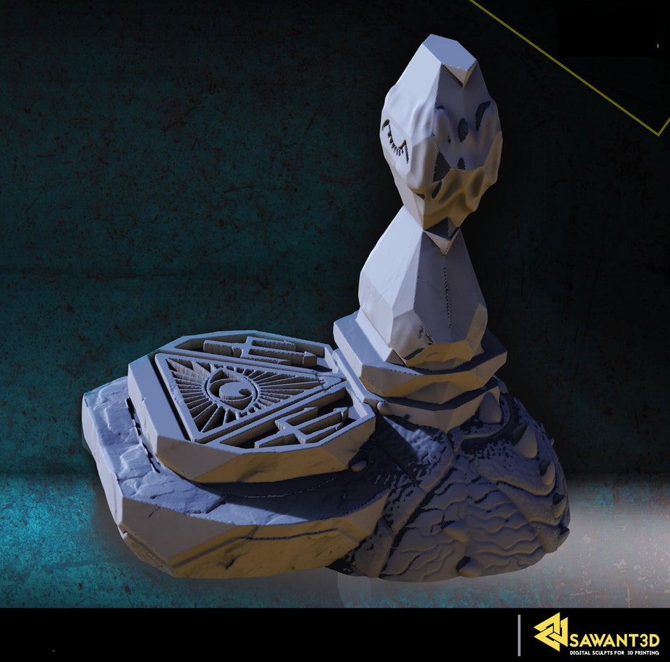 3D Printed SAWANT3D Altar of Neptune 28 32mm Ragnarok d&d - Charming Terrain