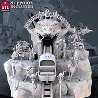 3D Printed STL Miniatures DnD Tribute Set 28mm - 32mm War Gaming D&D - Charming Terrain