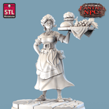 3D Printed STL Miniatures Inn Tavern Set Fantasy NPC 28mm - 32mm War Gaming D&D - Charming Terrain