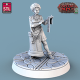 3D Printed STL Miniatures Jewelers Set Fantasy NPC 2 | 28 - 32mm War Gaming D&D - Charming Terrain