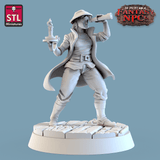 3D Printed STL Miniatures Lighthouse Keeper Set Fantasy NPC 28mm - 32mm War Gaming D&D - Charming Terrain