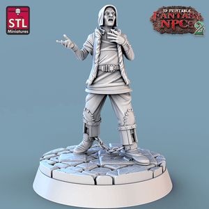 3D Printed STL Miniatures Magistrate Set Fantasy NPC 2 | 28 - 32mm War Gaming D&D - Charming Terrain