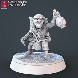 3D Printed STL Miniatures Toxic Vendor Set 28mm - 32mm War Gaming D&D - Charming Terrain