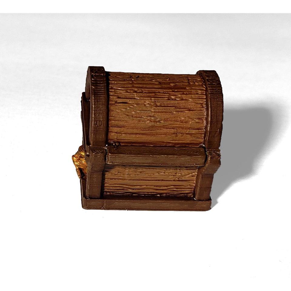 DnD Miniature Opening Lid Treasure Chest Digital STL Download - Charming Terrain