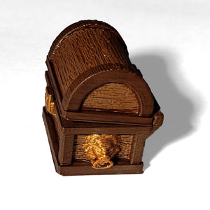 DnD Miniature Opening Lid Treasure Chest Digital STL Download - Charming Terrain